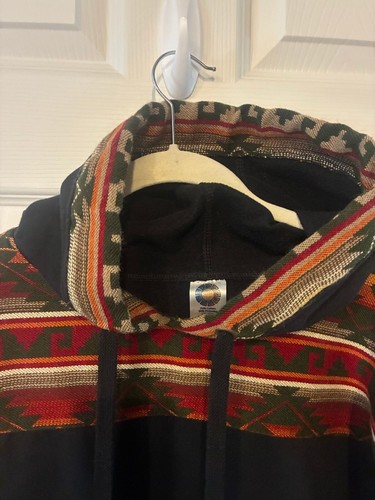 Men's Rupay Aztec pullover hoodie size Med - Picture 2 of 3