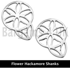 Hackamore, Flower Wheel Bridle Lily Bitless Hackamore Shanks - Bitless Bridle SS