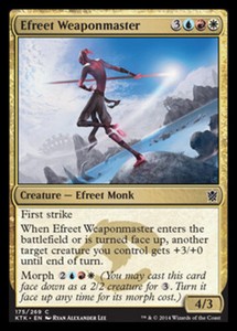 Efreet Weaponmaster x4 - Khans of Tarkir - NM-Mint, English - Khans of Tarkir