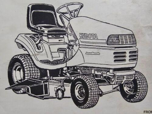 Kubota T1760 Lawn Tractor S/N 40001- Illustrated Parts Manual K1152-71811 1/99 - 第 2/13 張圖片