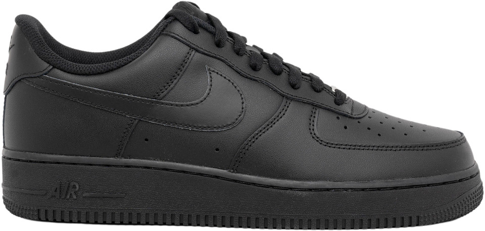 【NIKE】AIR FORCE 1 LOW '07 BLACK Nike Air Force 1 '07 Low Triple Black for Sale