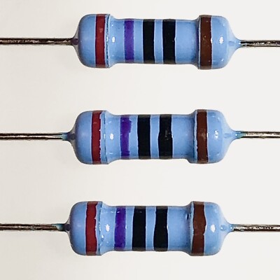 [10x] Metal Film Resistor 270Ω 1/2W 1% Axial