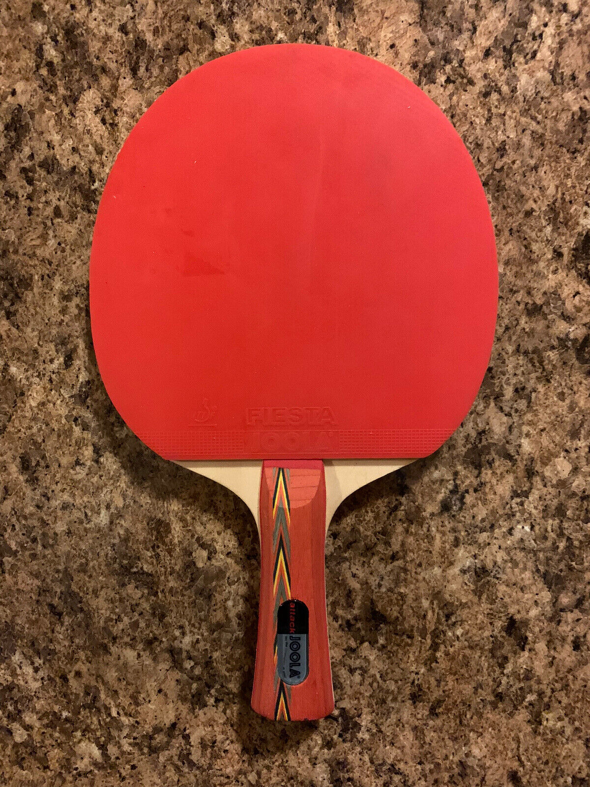 Joola Attack Fiesta Table Tennis Ping Pong Paddle Great Conditio
