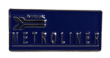 Amtrak Collector Edition Metroliner Die Struck Enamel Lapel Pin