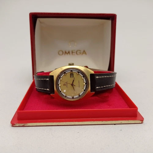 Omega Lady Seamaster cal.684 Automatic 28mm Gold Doble Plated Vintage 70s RARE