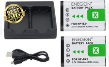 NP-BX1 Battery 2-Pack&Rapid Dual Charger for Sony ZV1 RX100 Cyber-Shot HDR-CX405
