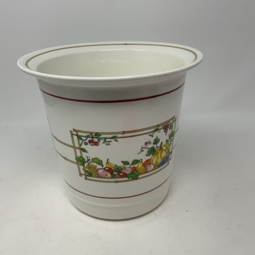 VILLEROY AND BOCH MON JARDIN CACHE POT PLANTER 7” tall 7” wide - Picture 1 of 4