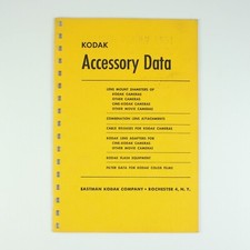 Kodak Eastman Accessory Data - Vintage Booklet