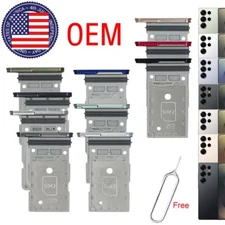OEM Dual SIM Card Tray Holder Slot Replace For Samsung Galaxy S25/S25+/S25 Ultra