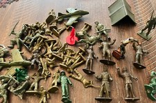 Vintage Marx, MPC, Tim Mee Toys Soldiers Tent Fire Planes