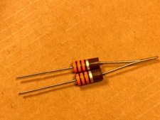2 NOS Ohmite 33k ohm 2 watt 2W Carbon Comp Resistors 10% TESTED (Qty Avail)