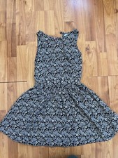 Cotton On Women's Dress Size XS Black White Exposed Zipper Short
