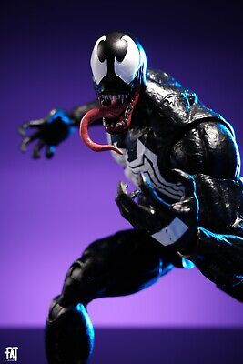 1/12 Painted Customized Venom Comics Head Carved Fit Mafex 1/12 Painted Customized Venom Comics Head Carved Fit Mafex