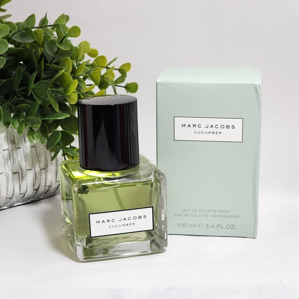 Marc Jacobs 黄瓜淡香水喷雾 3.4 液量盎司/100 毫升 ~ 全新无标签 — 第 2/4 张图片