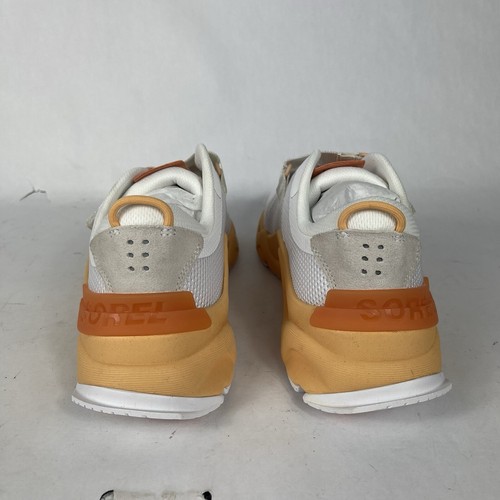 Sorel Kinetic RNEGD Shoes Women’s Size 12 White Strap Spark Orange Sneakers - Picture 6 of 14