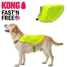 Kong Reflective Dog Safety Vest Walking High Visibility Outdoor Harness
