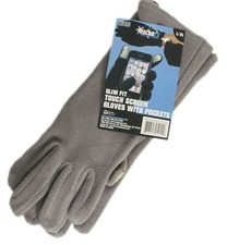 Hot Headz PolarEx Fleece Women's Texting Gloves Gray Size L/XL Hidden Pocket
