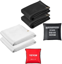 VEVOR Emergency Fire Blankets Fiberglass Welding Blanket 1/2 Pack Fire Blankets