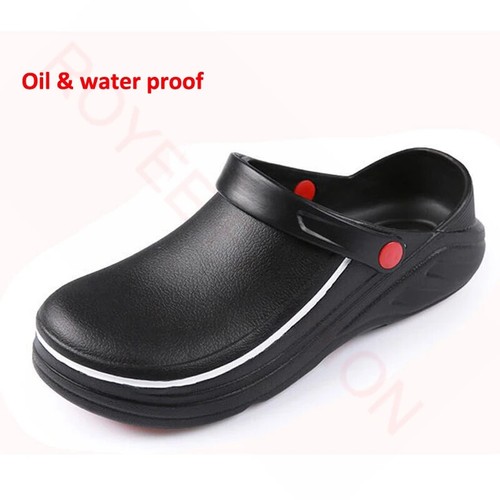 Waterproof Non-slip Chef Shoes For Men Garden Shoes Rubber Sandals Restaurant - 第 27/29 張圖片