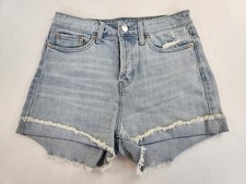 Wild Fable Women 4 Shorts Denim Jeans High Rise Short Cut Off Light Wash
