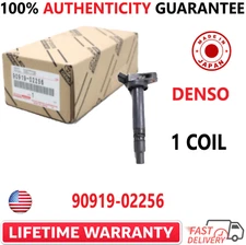 x1 OEM DENSO NEW Ignition Coil For 2005-2024 Toyota, Lexus I4 V6 V8, 90919-02256