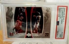 2005 Upper Deck Michael Jordan & LeBron James Box Topper Card #LJMJ2 PSA 9
