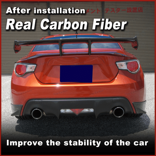 REAL CARBON Rear Bumper Splitter Flaps Lip for Toyota GT86 Subaru BRZ 2013-2020 - Picture 2 of 10