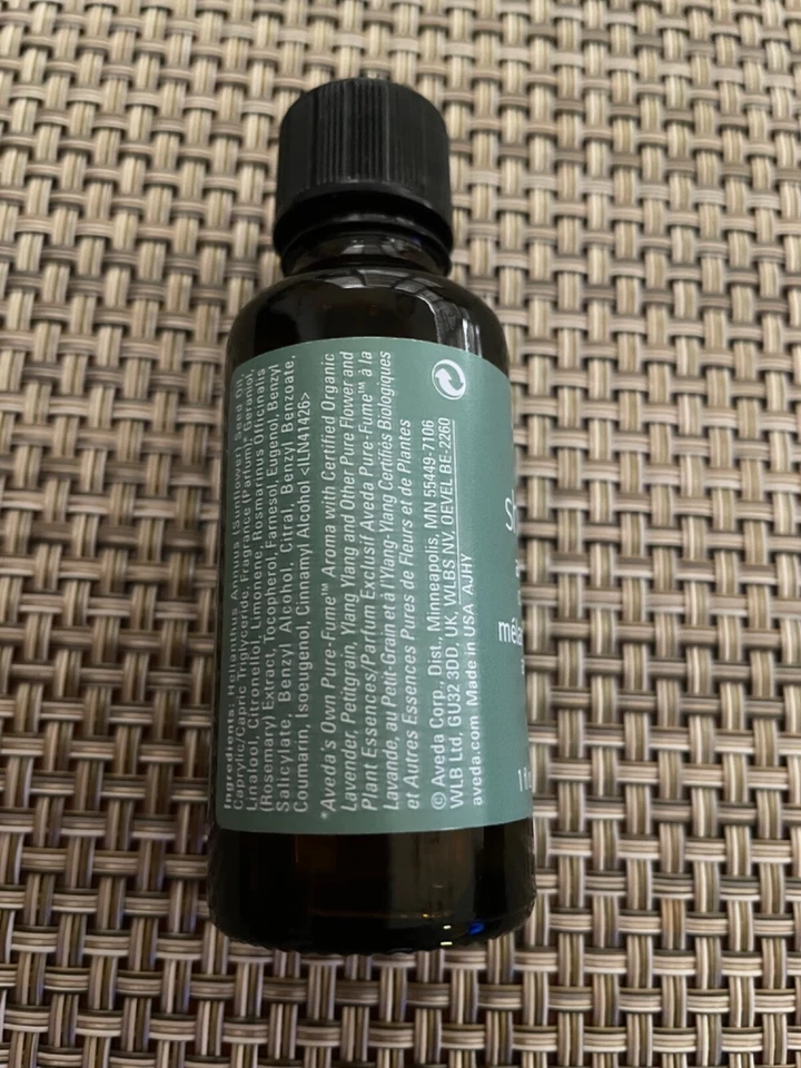 Mezcla de aromas de champú Aveda aceite de aroma calmante producto profesional NUEVO Foto 3 de 4