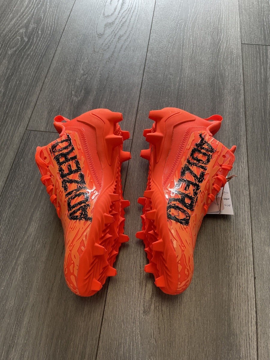 Adidas Adizero 12.0 Poison Football Cleats Orange Black  display picture 3