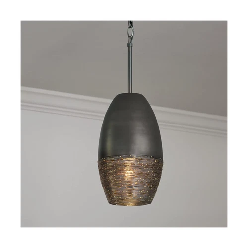 Capital Lighting 335111GI Sana Hand-Wound Steel Wire with Brass Speckling Met... - Picture 2 of 4