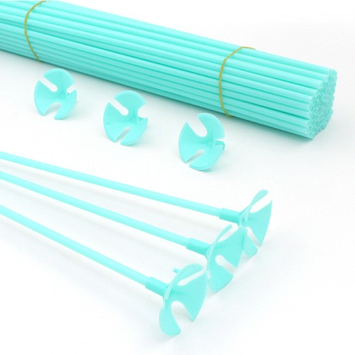 Balloon Sticks and Cups No Helium Choose Muti-Colour Stand Quantity Party Birthd - Picture 10 of 23
