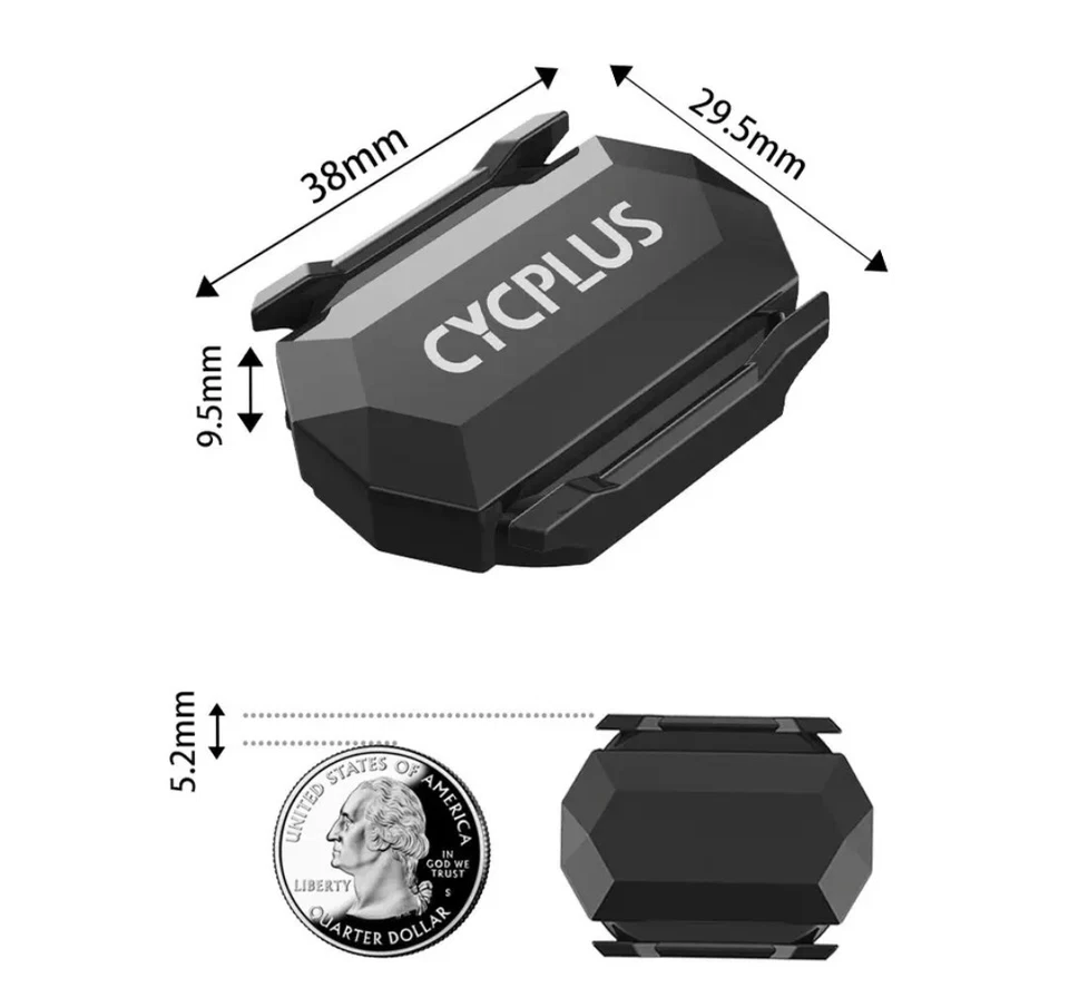 2 Cycplus C3 Cadence/Speed Sensors, Compatible With Wahoo, Garmin, All Brands - Image 3 of 4