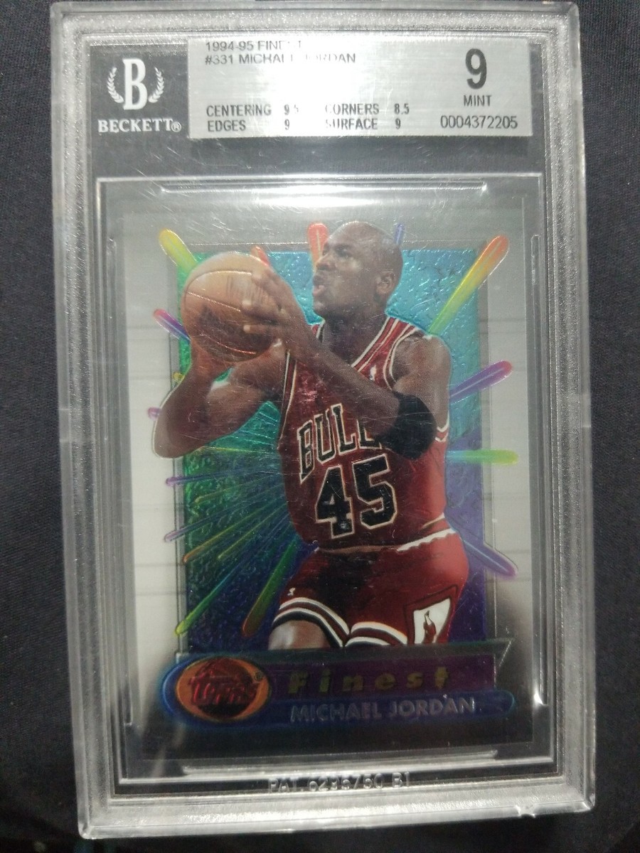 1994-95 TOPPS FINEST ジョーダン！！ 1994-95 Michael Jordan Topps Finest #331 W/Coating SGC 8.5
