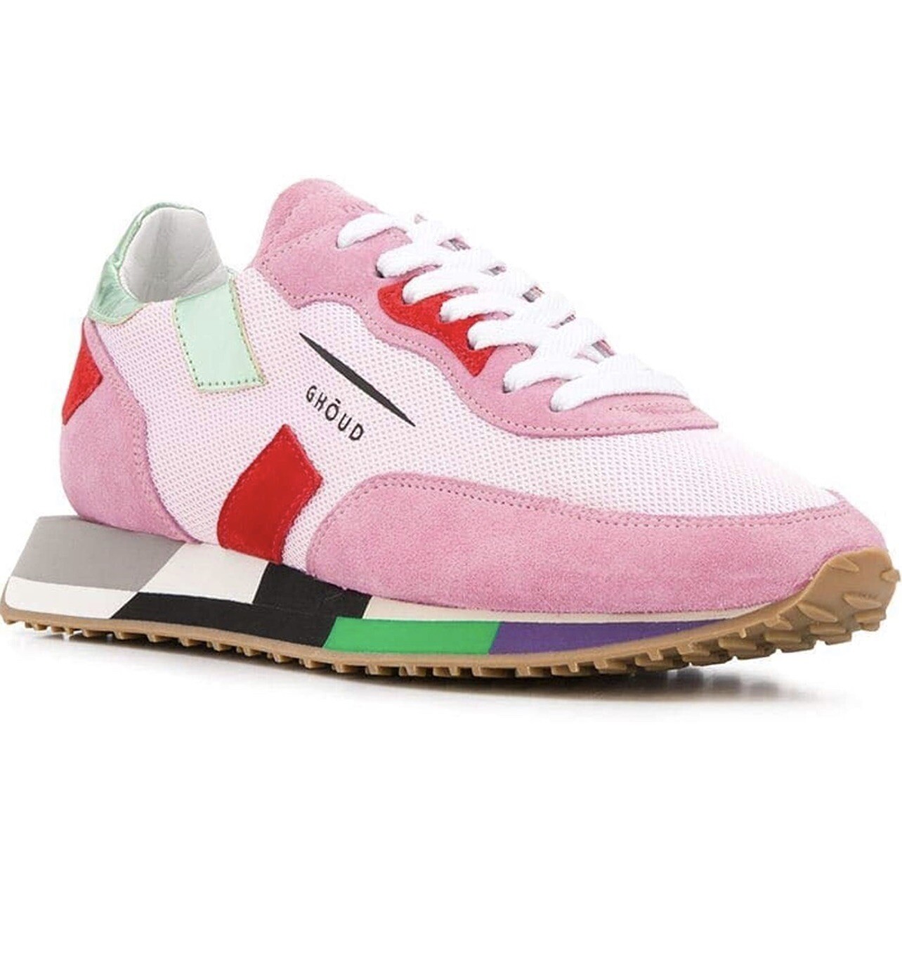 GHOUD Pink Rush Low-Top Sneakers for Women - Stylish & Trendy image 2