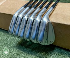 Used 2021 TaylorMade P-790 Forged Irons 6-PW/AW MMT Regular Graphite Golf Set