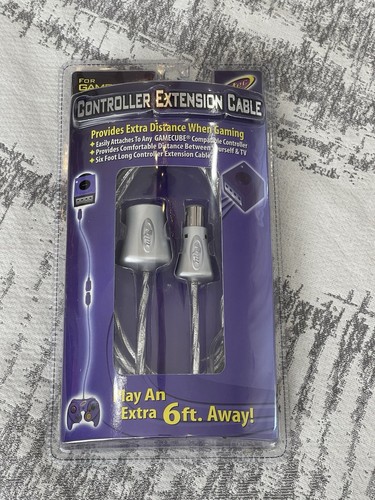 Intec Controller Extension Cable For Nintendo GameCube 6' NEW & SEALED