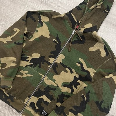 Supreme Thermal Zip Up Hoodie Camo Size Medium Brand New SS24 | eBay