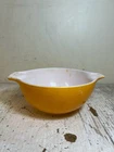 Vintage Pyrex Orange Cinderella Mixing Bowl 442  1-1/2 Quarts Retro MCM 1960s