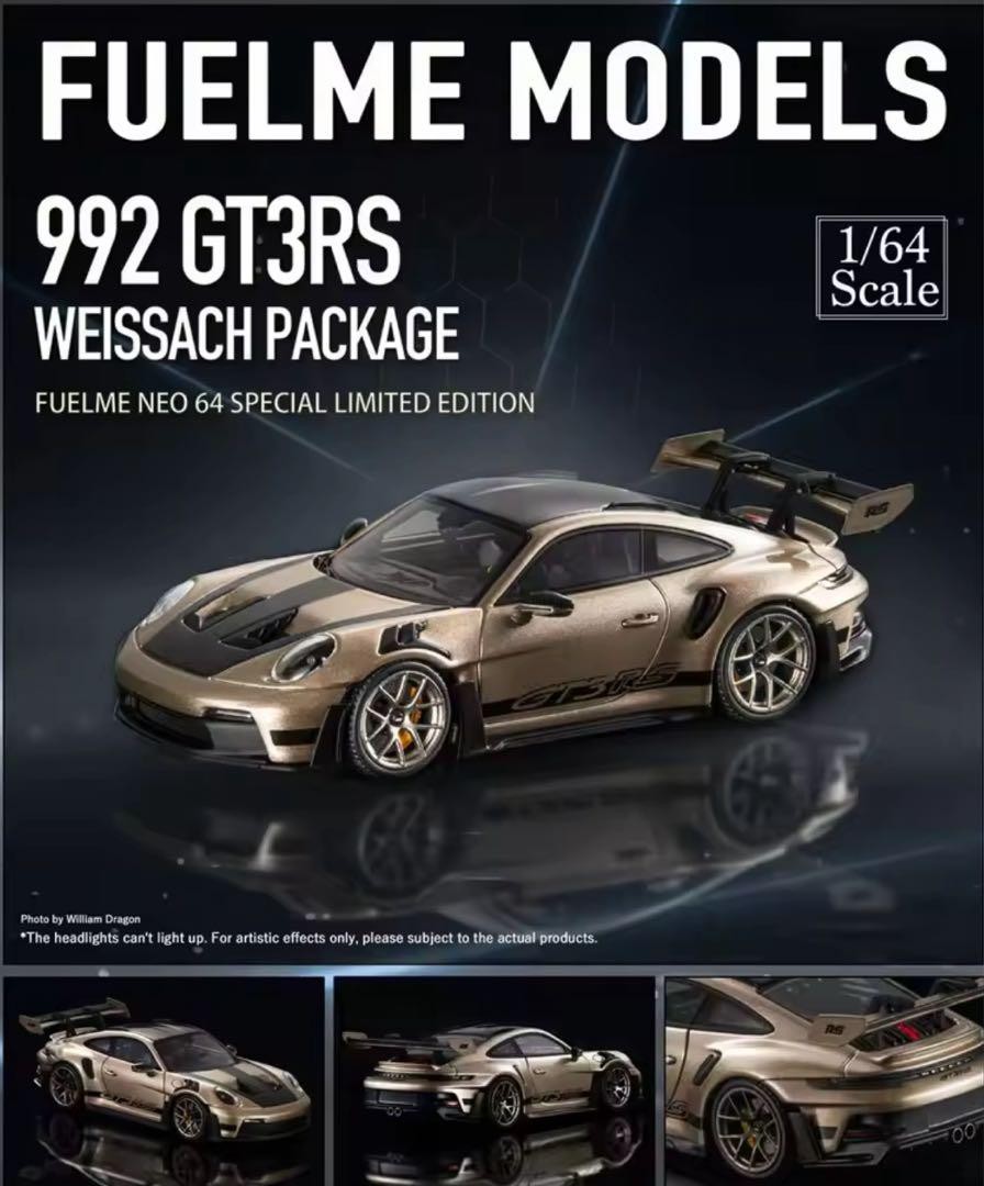 Fuelme 1/64 Porsche 911 992 Gt3Rs Weisach | eBay