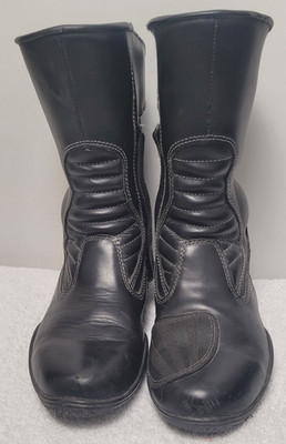 Tour master Solution Waterproof Road Boot Black Mens Size 8