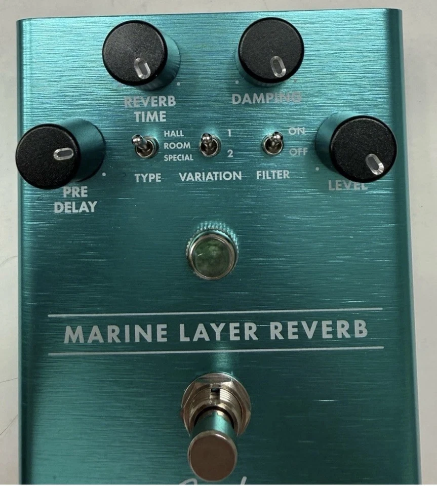 Fender Marine Layer Reverb Guitar Effect Pedal -Clean and Ised Lightly - Image 2 of 4