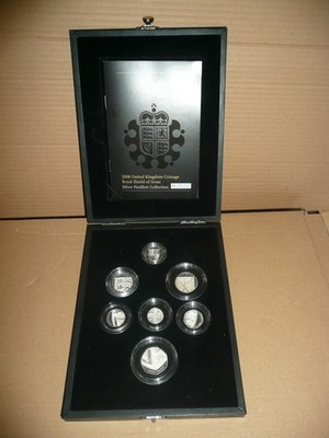 Royal Mint. UK 2008.'' Königliches Waffenschild''. Silber PP Piedfort Sammlung.