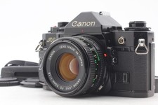  Near MINT w/ Strap Canon A-1 35mm Film Camera  New FD 50mm F1.8 Lens JAPAN