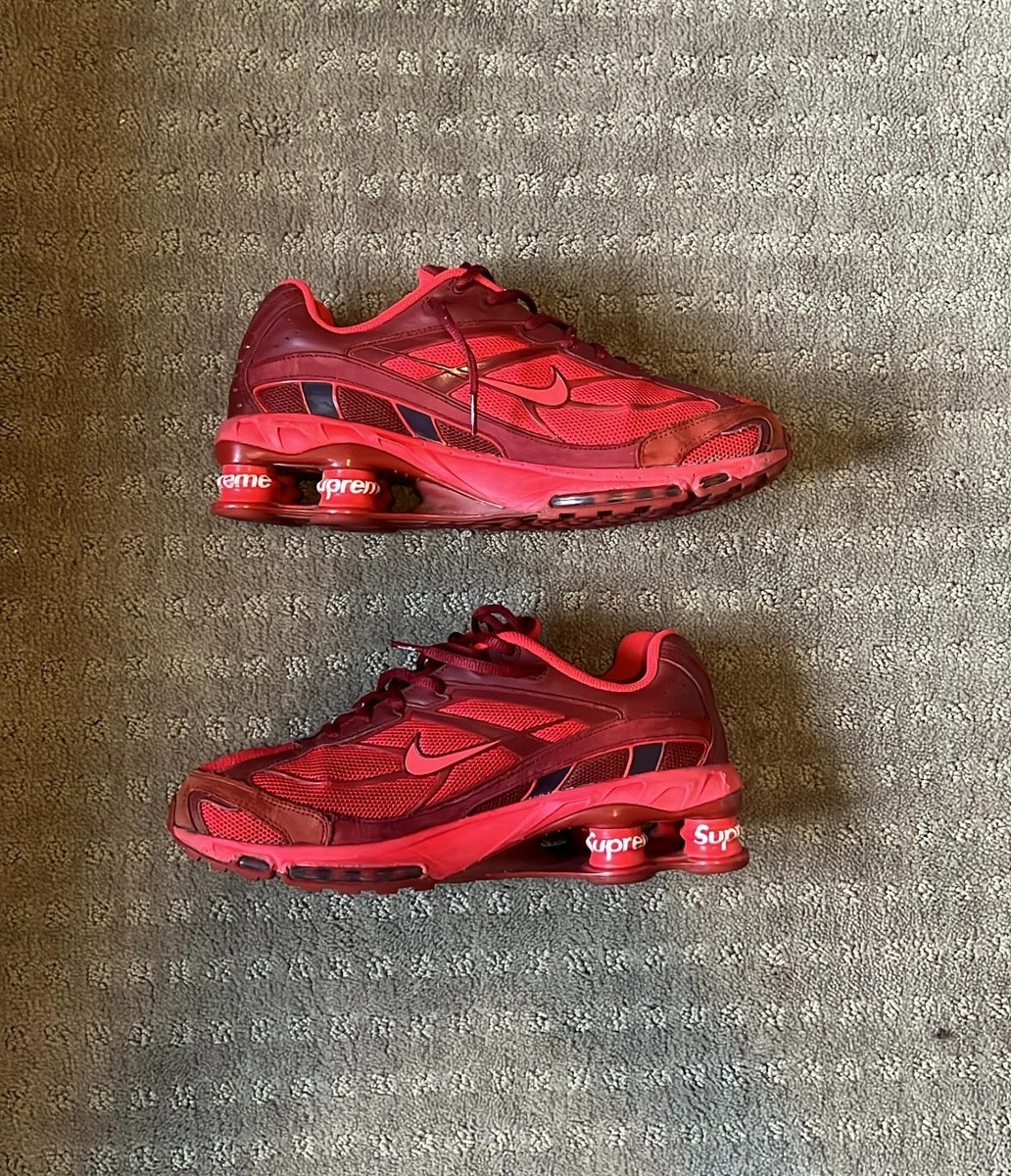 Size 10 - Supreme x Nike Shox Ride 2 Speed Red | eBay