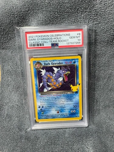 2021 Pokemon Dark Gyarados Celebrations Classic Collection 8 PSA 10 GEM MINT