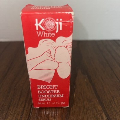 Koji White Bright Booster Underarm Serum 30ml Kojic Acid Niacinamide Vegan NEW