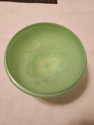 Tupperware Jade Green  Strainer Colander 339 Plastic Made in USA Vintage
