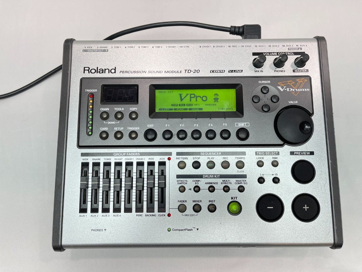 Roland TD-20 Electric Drum Brain Module V-Drum TD20 for 30