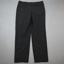 NEW Ann Taylor 6 Petite Gray Barleycorn Tweed Ann Tailored Ankle Dress Pants