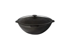 Cast Iron Cauldron Kazan Dutch Oven 12L Unseasoned Outdoor Cooking Pilaf Plov